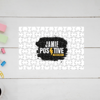 Jigsaw Puzzle | 120 Pieces A4 Size | Recycled Paper Semi-Gloss Finish | Engaging Entertainment Brain Booster | Unisex All Ages | Grunge | Positivity