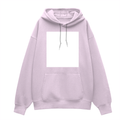 Oversized Hoodie | Relaxed Fit Drop Shoulder Unisex | 400 GSM Cotton Blend Embroidery | Pre-Shrunk Bio Washed | Adult | Grunge | Positivity - front - Light Baby Pink - mockup 1