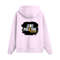 Oversized Hoodie | Relaxed Fit Drop Shoulder Unisex | 400 GSM Cotton Blend Embroidery | Pre-Shrunk Bio Washed | Adult | Grunge | Positivity - back - Light Baby Pink - mockup 2