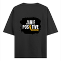 Oversized Standard T-Shirt | Unisex Relaxed Fit | 100% Super Combed Cotton DTG | Soft, Breathable & Durable | Adult | Grunge | Positivity | Motivation - back - Black - mockup 2