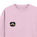 Oversized Standard T-Shirt | Unisex Relaxed Fit | 100% Super Combed Cotton DTG | Soft, Breathable & Durable | Adult | Grunge | Positivity | Motivation - left pocket - Light Baby Pink - mockup 3