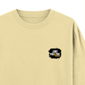 Oversized Standard T-Shirt | Unisex Relaxed Fit | 100% Super Combed Cotton DTG | Soft, Breathable & Durable | Adult | Grunge | Positivity | Motivation - right pocket - Beige - mockup 4