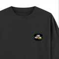 Oversized Standard T-Shirt | Unisex Relaxed Fit | 100% Super Combed Cotton DTG | Soft, Breathable & Durable | Adult | Grunge | Positivity | Motivation - right pocket - Black - mockup 4