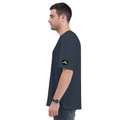 Oversized Standard T-Shirt | Unisex Relaxed Fit | 100% Super Combed Cotton DTG | Soft, Breathable & Durable | Adult | Grunge | Positivity | Motivation - right sleeve - Navy Blue - mockup 6