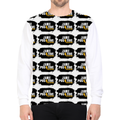 AOP Sweatshirt | Kids' Regular Fit | Polyester Fleece | Soft, Durable, Water Resistant | Unisex | Grunge | Positivity | Motivation | Birthday - front - White - mockup 1