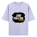 Oversized Standard T-Shirt | Oversized Fit Unisex | 100% Super Combed Cotton Embroidery | Soft, Breathable, Durable | Unisex Adult | Grunge - front - Lavender - mockup 1