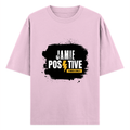 Oversized Standard T-Shirt | Oversized Fit Unisex | 100% Super Combed Cotton Embroidery | Soft, Breathable, Durable | Unisex Adult | Grunge - front - Light Baby Pink - mockup 1