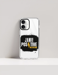 iPhone Glass Case | For iPhone Users | Tempered Glass Back & TPU Sides | Durable Protection & Fade-Proof Print | Unisex | Grunge | Positivity