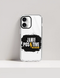 iPhone Glass Case | For iPhone Users | Tempered Glass Back & TPU Sides | Durable Protection & Fade-Proof Print | Unisex | Grunge | Positivity - front_16 Plus - 16 Plus - mockup 5