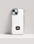 iPhone Glass Case | For iPhone Users | Tempered Glass Back & TPU Sides | Durable Protection & Fade-Proof Print | Unisex | Grunge | Positivity - front_15 Plus - 15 Plus - mockup 9