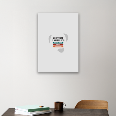 Personalized Typography Poster for Friend - Birthday Gift