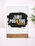Acrylic Photo Frame | 5x7 Tabletop Display | UV Printed Acrylic & Wood Stand | Personalized Gift & Home Decor | Personalized | Bold | Positivity | Self-belief | Everyday | Motivational - front_1 - mockup 2