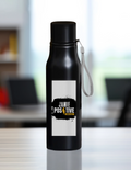 Steel Water Bottle | 750ml Unisex | 304 Stainless Steel Laser Engraved | Leak-Proof, BPA-Free, Eco-Friendly | Personalized | DTG | Bold | Positivity | Self-belief | Everyday | Motivational - front - mockup 1