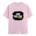 Classic Crew T-Shirt | Men's Regular Fit | 180 GSM Bio-Washed Cotton | DTG Print Ready | Double-Stitched & Ribbed Neck | Personalized | DTG | Bold | Positivity | Self-belief | Everyday | Motivational - front - Light Baby Pink - mockup 1