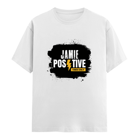 Classic Crew T-Shirt | Men's Regular Fit | 180 GSM Bio-Washed Cotton | DTG Print Ready | Double-Stitched & Ribbed Neck | Personalized | DTG | Bold | Positivity | Self-belief | Everyday | Motivational - front - White - mockup 1
