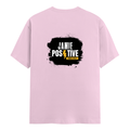 Classic Crew T-Shirt | Men's Regular Fit | 180 GSM Bio-Washed Cotton | DTG Print Ready | Double-Stitched & Ribbed Neck | Personalized | DTG | Bold | Positivity | Self-belief | Everyday | Motivational - back - Light Baby Pink - mockup 2