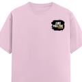 Classic Crew T-Shirt | Men's Regular Fit | 180 GSM Bio-Washed Cotton | DTG Print Ready | Double-Stitched & Ribbed Neck | Personalized | DTG | Bold | Positivity | Self-belief | Everyday | Motivational - left pocket - Light Baby Pink - mockup 3