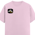 Classic Crew T-Shirt | Men's Regular Fit | 180 GSM Bio-Washed Cotton | DTG Print Ready | Double-Stitched & Ribbed Neck | Personalized | DTG | Bold | Positivity | Self-belief | Everyday | Motivational - right pocket - Light Baby Pink - mockup 4