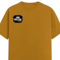 Classic Crew T-Shirt | Men's Regular Fit | 180 GSM Bio-Washed Cotton | DTG Print Ready | Double-Stitched & Ribbed Neck | Personalized | DTG | Bold | Positivity | Self-belief | Everyday | Motivational - right pocket - Mustard Yellow - mockup 4