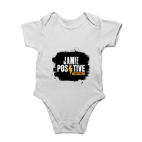 Baby Romper | 0-12 Months Regular Fit | 180 GSM Bio-Washed Cotton Blend | Double Stitched, Pre-Shrunk | Unisex | Personalized | DTF | Bold | Positivity | Self-belief | Everyday | Motivational