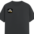 Men's Classic Crew T-Shirt | Regular Fit | 180 GSM Bio-Washed Cotton | DTF Print Ready | Pre-Shrunk, Durable | Personalized | DTF | Bold | Positivity | Self-belief | Everyday | Motivational - right pocket - Steel Grey - mockup 4