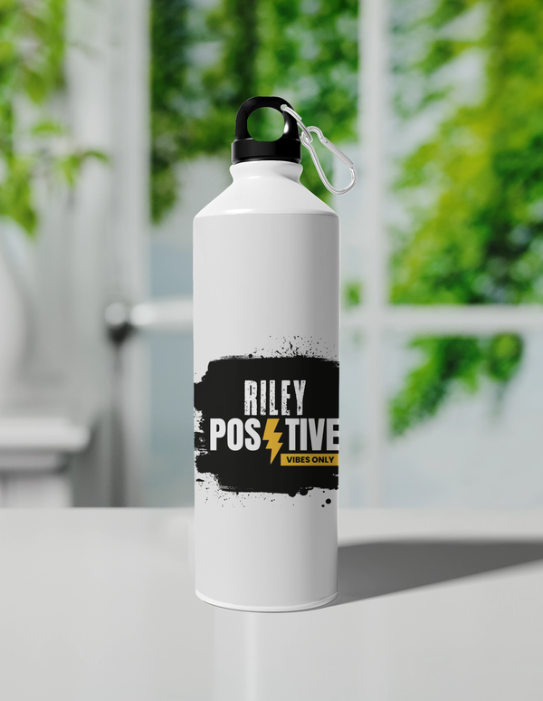 Sipper Bottle | 750 ml | Aluminum | Fade Proof Sublimation Print | Clip Cap | Unisex | Personalized | Bold | Positivity | Self-belief | Everyday | Motivational