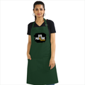 Apron | Onesize Unisex Adult | Cotton DTG Printed | Pockets & Adjustable Straps | Personalized | DTG | Bold | Positivity | Self-belief | Everyday | Motivational - front - Bottle Green - mockup 1