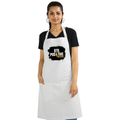 Apron | Onesize Unisex Adult | Cotton DTG Printed | Pockets & Adjustable Straps | Personalized | DTG | Bold | Positivity | Self-belief | Everyday | Motivational - front - White - mockup 1