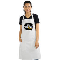 Apron | Onesize Unisex Adult | Cotton DTG Printed | Pockets & Adjustable Straps | Personalized | DTG | Bold | Positivity | Self-belief | Everyday | Motivational