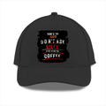 Sports Cap | Unisex | Polyester | Breathable, Adjustable Fit, DTG Printing | All Ages | Personalized | DTG | Grunge | Coffee | Pop Culture (Bollywood) | Everyday | Playful | Uri: The Surgical Strike - front - Black - mockup 1