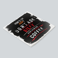 Cloth Napkin | Kitchen & Dining Accessory | 100% Polyester | Durable, Soft, Hemmed Edges | Unisex | Personalized | Grunge | Coffee | Pop Culture (Bollywood) | Everyday | Playful | Uri: The Surgical Strike - front_2 - White - mockup 2