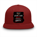 Classic Snapback Cap | Adjustable One-Size | Heavy Cotton DTG Printed | Flat Brim Structured | Unisex Adults | Personalized | DTG | Grunge | Coffee | Pop Culture (Bollywood) | Everyday | Playful | Uri: The Surgical Strike - front - Red - mockup 1