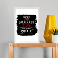 Framed Poster | Multiple Sizes | 300 GSM Art Paper | Laminated, Fade-Proof, 1-inch Frame | Unisex Home Decor | Personalized | DTG | Grunge | Coffee | Pop Culture (Bollywood) | Everyday | Playful | Uri: The Surgical Strike - front_A4 Frame Poster - A4 Frame Poster - mockup 13