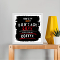 Framed Poster | Multiple Sizes | 300 GSM Art Paper | Laminated, Fade-Proof, 1-inch Frame | Unisex Home Decor | Personalized | DTG | Grunge | Coffee | Pop Culture (Bollywood) | Everyday | Playful | Uri: The Surgical Strike - front_10x10In - 10x10In - mockup 3