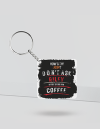 Keychain | Rectangle, Square, Slim Options | Acrylic UV Printed | Fade-Proof, Glossy Finish | Unisex | Personalized | Grunge | Coffee | Pop Culture (Bollywood) | Everyday | Playful | Uri: The Surgical Strike