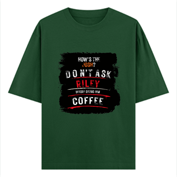 Oversized Classic T-Shirt | Unisex Oversized Fit | 100% Super-Combed Cotton | Pre-Shrunk & Ribbed Neck | Adults | Personalized | DTG | Grunge | Coffee | Pop Culture (Bollywood) | Everyday | Playful | Uri: The Surgical Strike