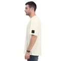 Oversized Classic T-Shirt | Unisex Oversized Fit | 100% Super-Combed Cotton | Pre-Shrunk & Ribbed Neck | Adults | Personalized | DTG | Grunge | Coffee | Pop Culture (Bollywood) | Everyday | Playful | Uri: The Surgical Strike - right sleeve - Off White - mockup 6
