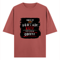 Oversized Classic T-Shirt | Unisex Fit | 100% Super-Combed Cotton | Pre-Shrunk, Double-Stitched | Adults | Personalized | DTF | Grunge | Coffee | Pop Culture (Bollywood) | Everyday | Playful | Uri: The Surgical Strike - front - Coral - mockup 1