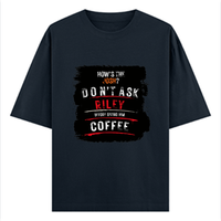 Oversized Classic T-Shirt | Unisex Fit | 100% Super-Combed Cotton | Pre-Shrunk, Double-Stitched | Adults | Personalized | DTF | Grunge | Coffee | Pop Culture (Bollywood) | Everyday | Playful | Uri: The Surgical Strike