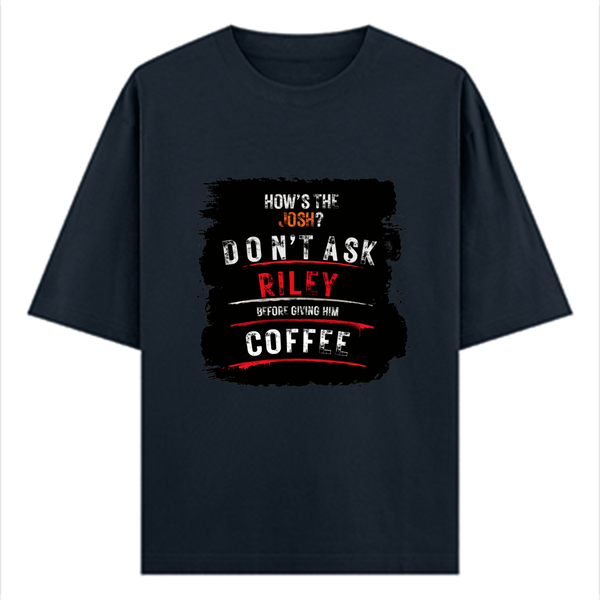 Oversized Classic T-Shirt | Unisex Fit | 100% Super-Combed Cotton | Pre-Shrunk, Double-Stitched | Adults | Personalized | DTF | Grunge | Coffee | Pop Culture (Bollywood) | Everyday | Playful | Uri: The Surgical Strike