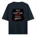 Oversized Classic T-Shirt | Unisex Fit | 100% Super-Combed Cotton | Pre-Shrunk, Double-Stitched | Adults | Personalized | DTF | Grunge | Coffee | Pop Culture (Bollywood) | Everyday | Playful | Uri: The Surgical Strike - back - Navy Blue - mockup 2