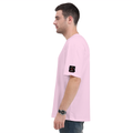 Oversized Classic T-Shirt | Unisex Fit | 100% Super-Combed Cotton | Pre-Shrunk, Double-Stitched | Adults | Personalized | DTF | Grunge | Coffee | Pop Culture (Bollywood) | Everyday | Playful | Uri: The Surgical Strike - right sleeve - Light Baby Pink - mockup 6