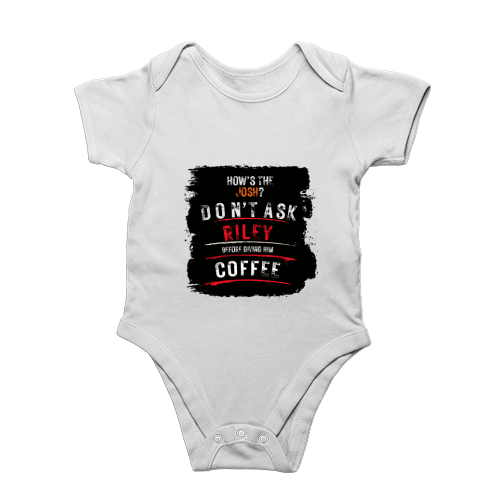 Rompers | Regular Fit Baby & Toddler | Bio-Washed Cotton | Double Stitched, Pre-Shrunk | Unisex | Personalized | DTG | Grunge | Coffee | Pop Culture (Bollywood) | Everyday | Playful | Uri: The Surgical Strike