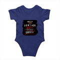 Rompers | Regular Fit Baby & Toddler | Bio-Washed Cotton | Double Stitched, Pre-Shrunk | Unisex | Personalized | DTG | Grunge | Coffee | Pop Culture (Bollywood) | Everyday | Playful | Uri: The Surgical Strike - back - Royal Blue - mockup 2