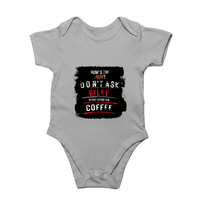 Baby Romper | 0-12 Months Regular Fit | 180 GSM Bio-Washed Cotton Blend | Double Stitched, Pre-Shrunk | Unisex | Personalized | DTF | Grunge | Coffee | Pop Culture (Bollywood) | Everyday | Playful | Uri: The Surgical Strike