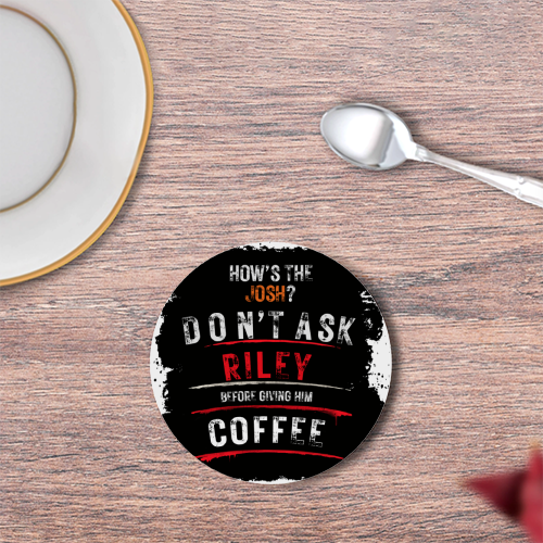 Coasters | Unisex | 3mm MDF Sublimation Print | Glossy Finish, Table Protection | Home & Office Accessory | Personalized | Grunge | Coffee | Pop Culture (Bollywood) | Everyday | Playful | Uri: The Surgical Strike