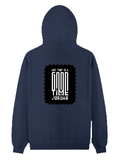 Pullover Hoodie (Dtf) | Hoodies & Jackets | DTF, DTG | Him, Her, Unisex | Personalized | DTF | Typographic | Companionship | Good Experiences | Everyday | Positive - back - Navy Blue - mockup 2