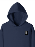 Pullover Hoodie (Dtf) | Hoodies & Jackets | DTF, DTG | Him, Her, Unisex | Personalized | DTF | Typographic | Companionship | Good Experiences | Everyday | Positive - left pocket - Navy Blue - mockup 3