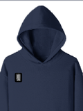Pullover Hoodie (Dtf) | Hoodies & Jackets | DTF, DTG | Him, Her, Unisex | Personalized | DTF | Typographic | Companionship | Good Experiences | Everyday | Positive - right pocket - Navy Blue - mockup 4
