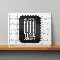MDF Wooden Puzzles | 6x8 Inch | 30 Pieces | Durable MDF | Glossy Finish | Sublimation Print | Lightweight | Waterproof | Fade-Proof | Unisex | Personalized | Typographic | Companionship | Good Experiences | Everyday | Positive